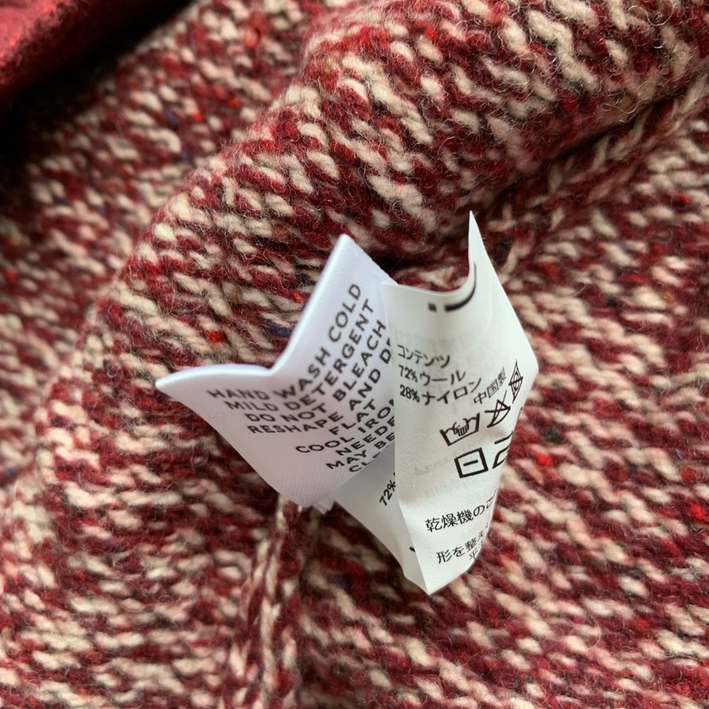 LL Bean Signature Ragg Wool open cardigan - Picture 6 of 8